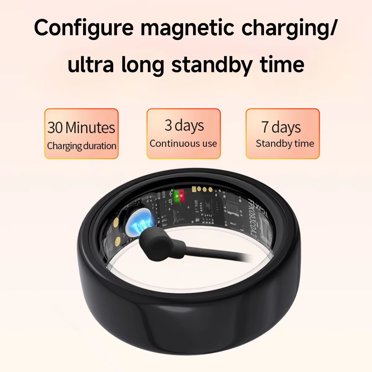 2025 - LuxePro™ Smart Ring | Sleek Wellness Tech for Modern Life