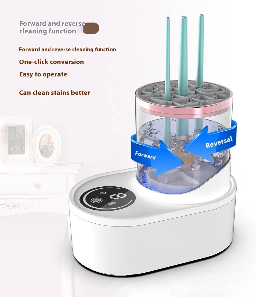 Swirl & Shine Makeup Brush Cleaner Kit - USB Powered