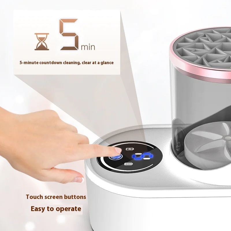 Swirl & Shine Makeup Brush Cleaner Kit - USB Powered
