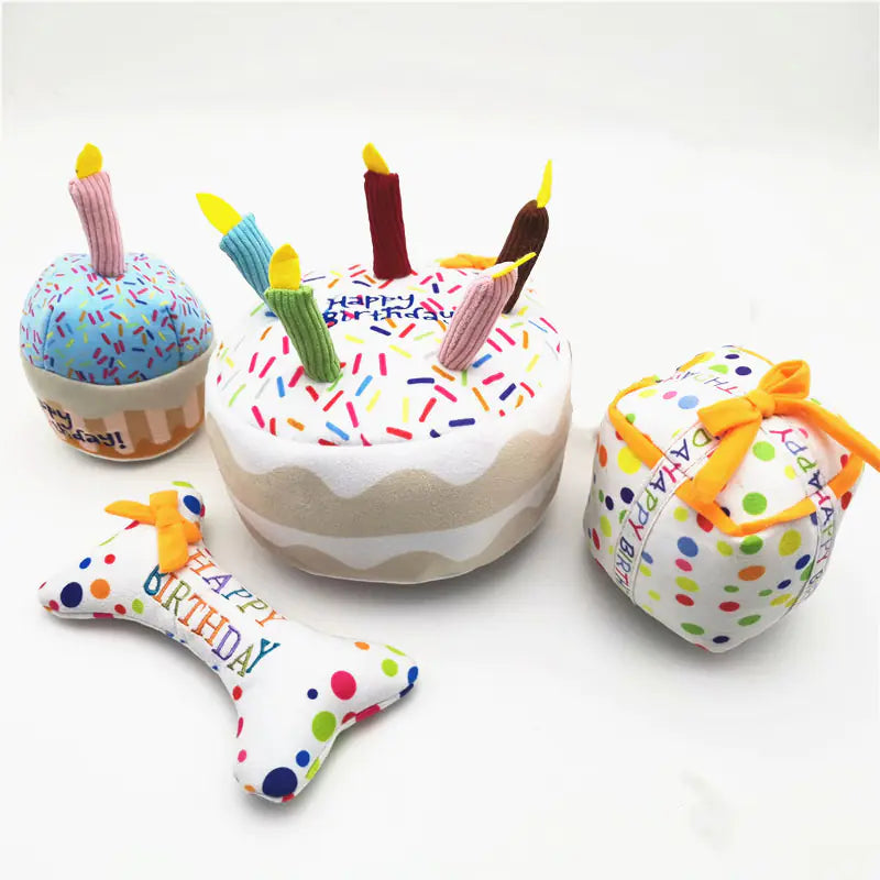 Fur-Baby Birthday Chew Toys – Dog Birthday Gift Set