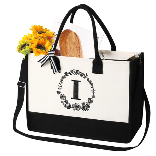 personalized bags for womenTote Bag For WomenInitial Tote Bag For Women Personalized gifts for women Bride Tote Bag monogrammed gifts for women Tote Bag With Zipper-I