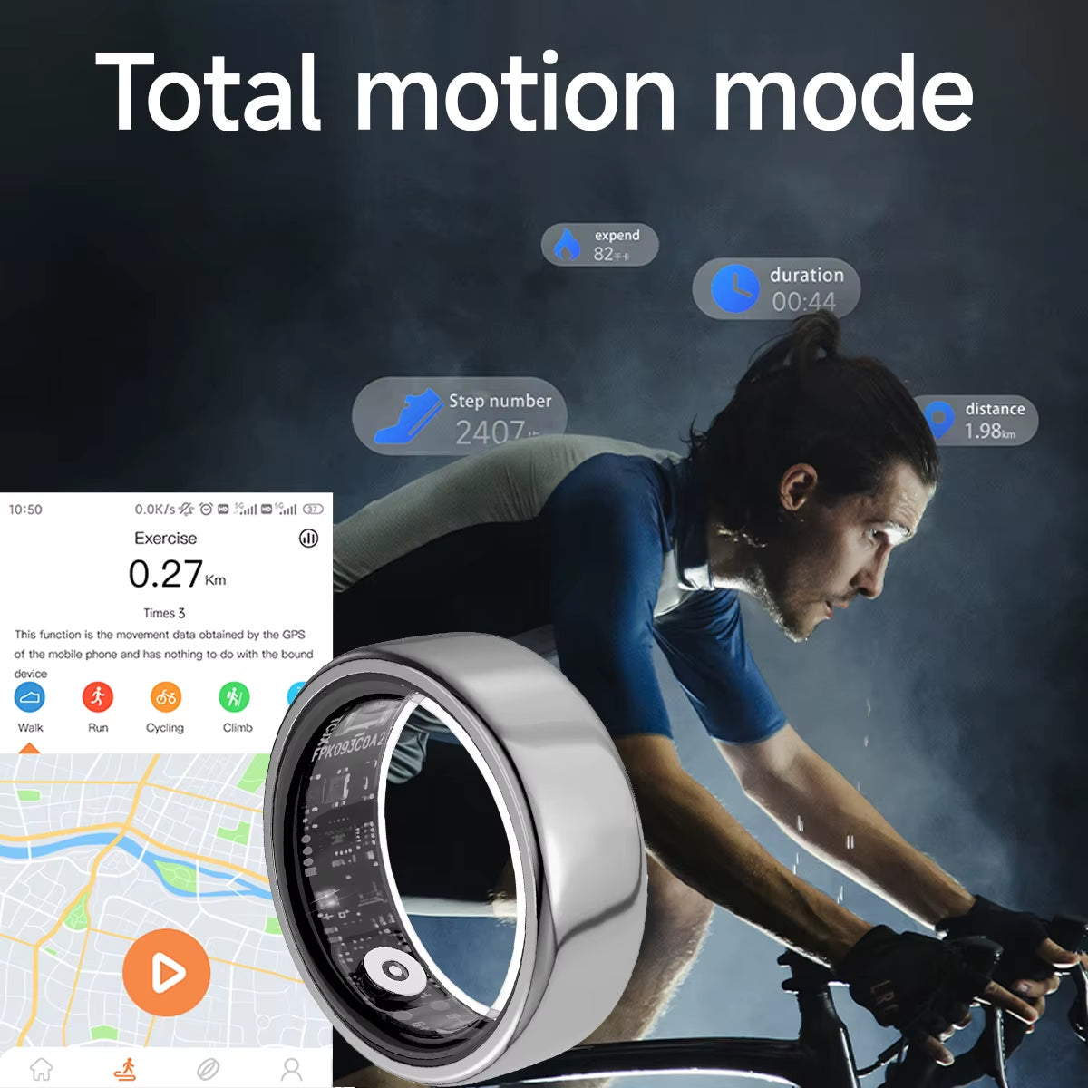 2025 - LuxePro™ Smart Ring | Sleek Wellness Tech for Modern Life