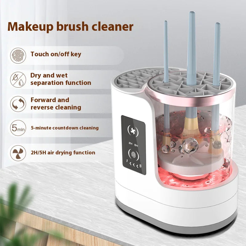 Swirl & Shine Makeup Brush Cleaner Kit - USB Powered