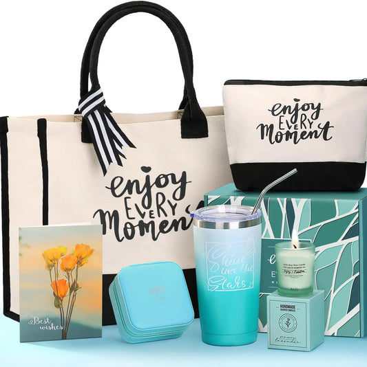 Gifts Set for Women Womens Birthday Gifts Unique Christmas Gifts for Mom Mothers Day Valentines Day Tumbler Personalized Present for Friendship Her Girlfriend Wife Teacher Bridesmaids