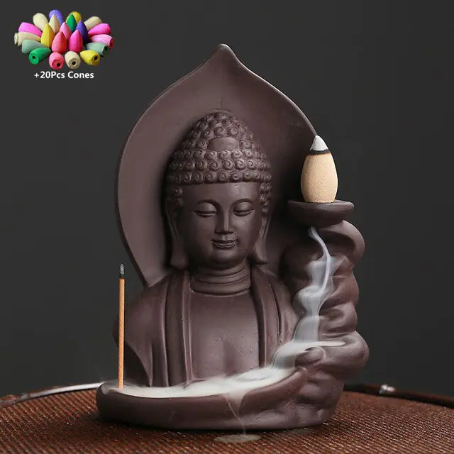 Auspicious Clouds Incense Burner – Aromatherapy Gift for Home & Office