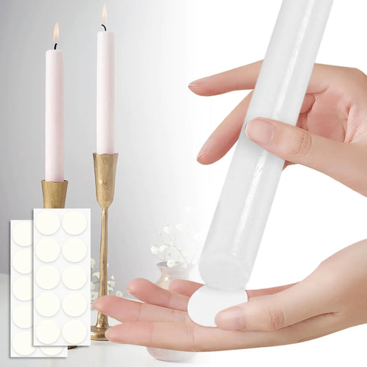 40 Taper Candle Holders Candle Adhesive Candle Grips Small Candle Accessories Taper Candle Adhesive Inserts